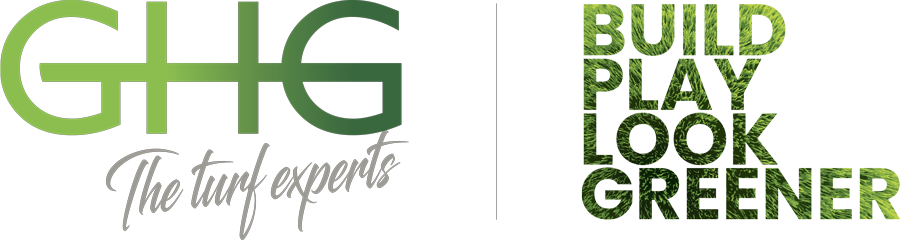 GHG The Turf Experts | Build Play Look Greener Logo